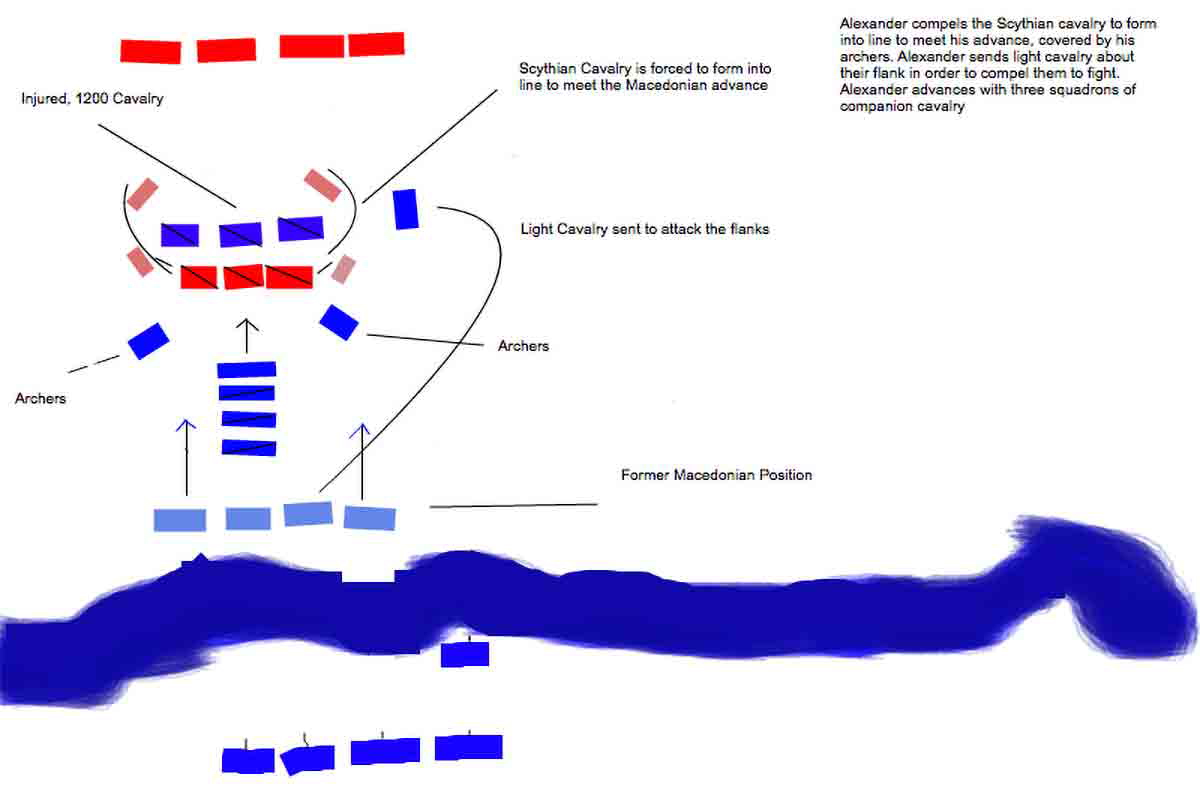 map battle of jaxartes
