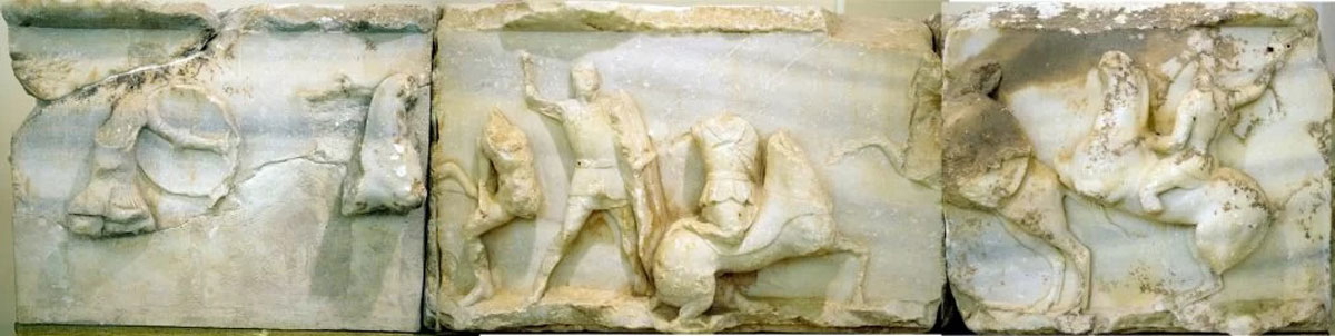 monument aemilius paullus delphi pausanias