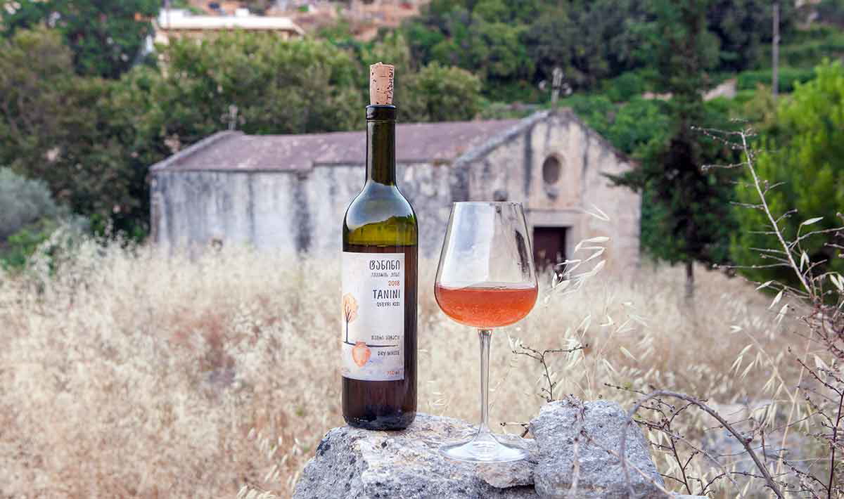 orange georgian wine