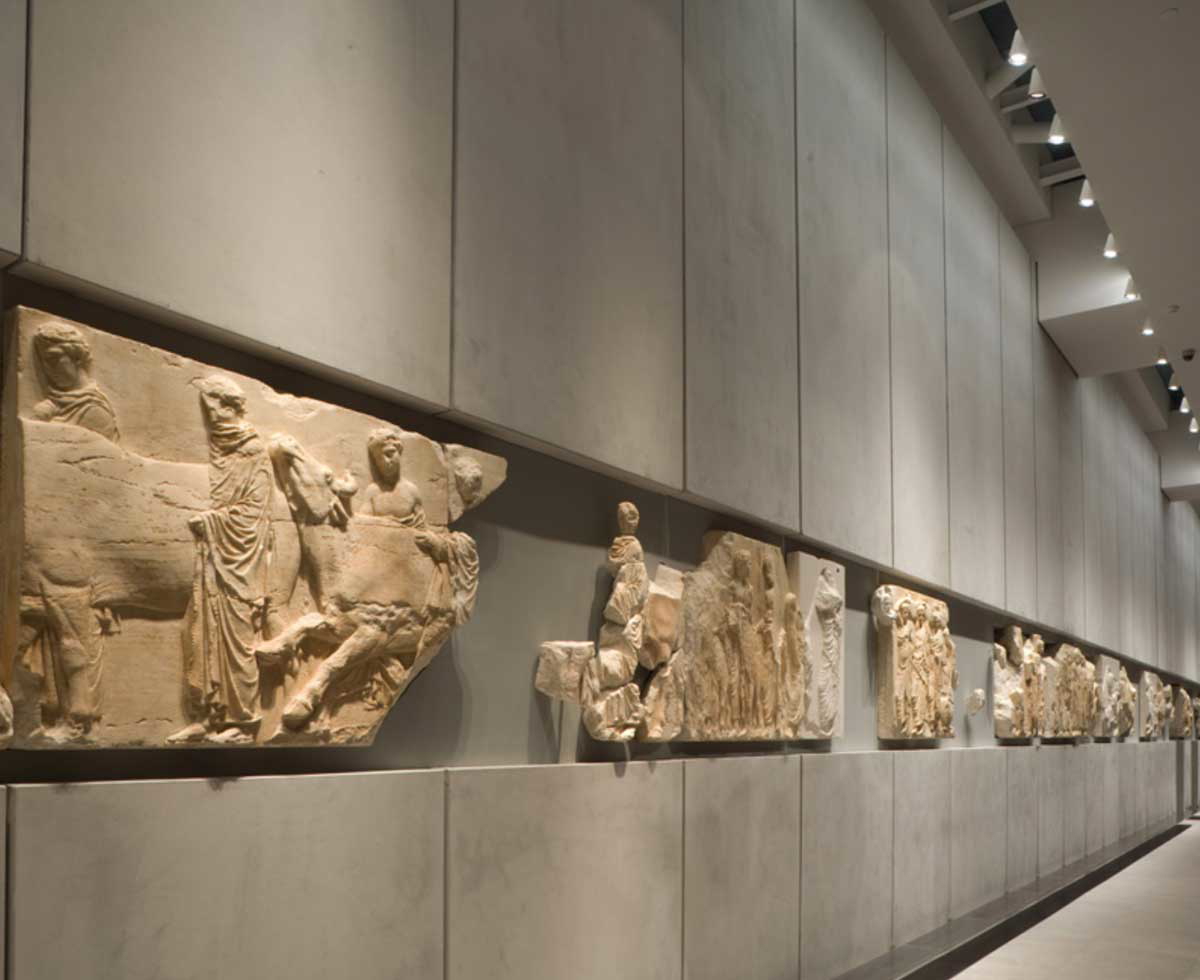 parthenon frieze acropolis museum photo