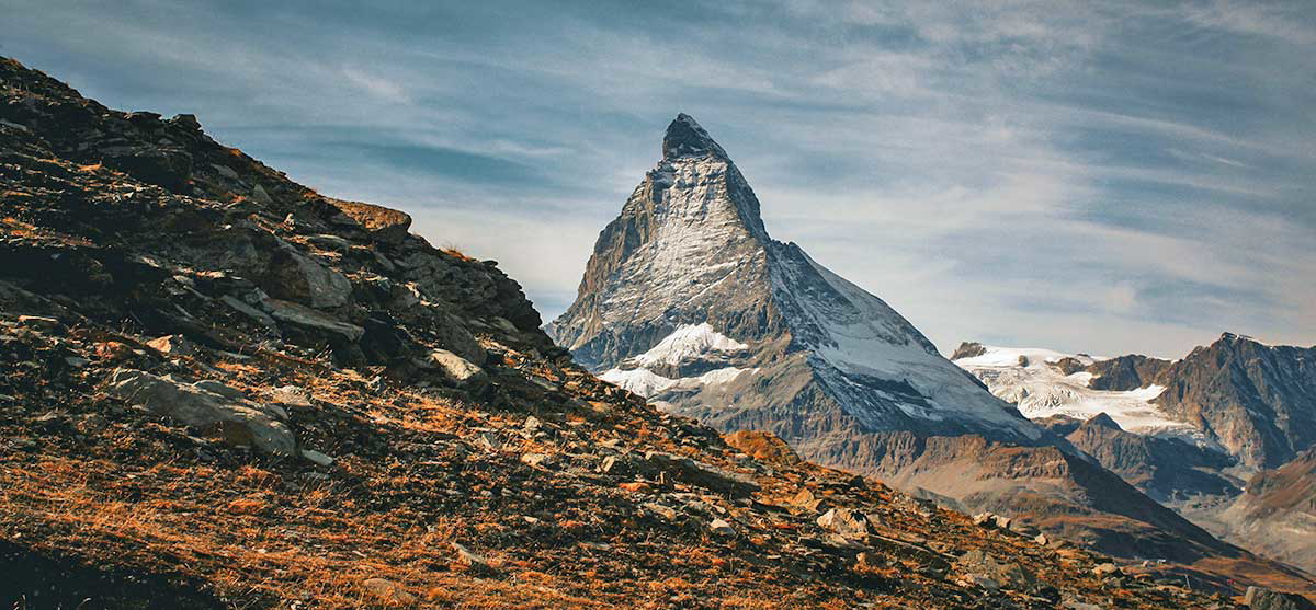 View of the Matterhorn in Swiss Alps by Christian Marohn, Source: Pexels