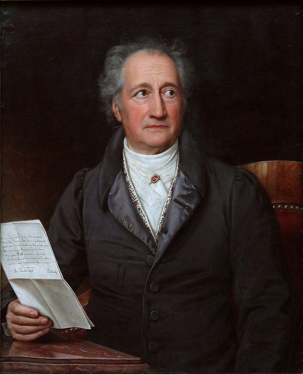 portrait wolfgang goethe