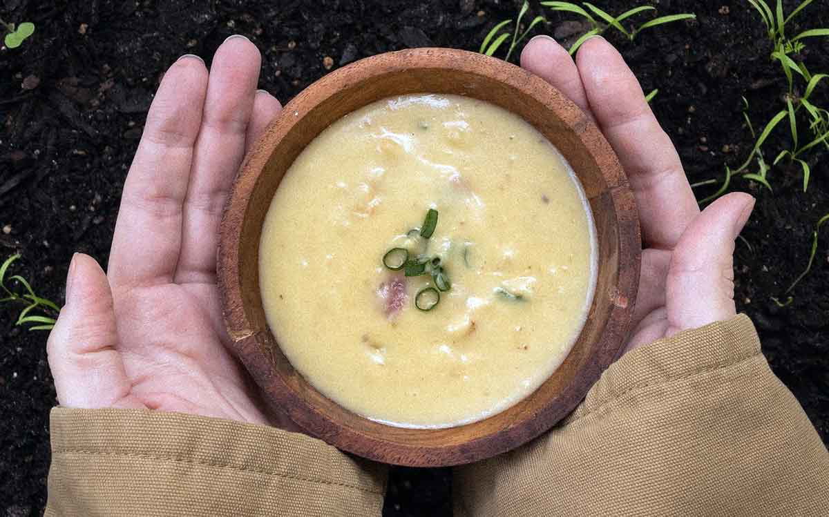 potato soup staple great depression biscuits