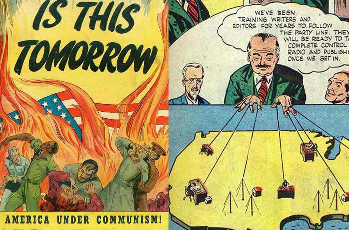 red scare comic book america under communism 1947
