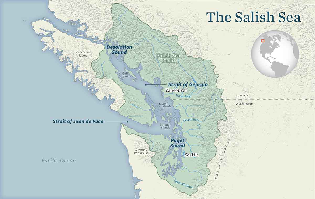 salish sea map