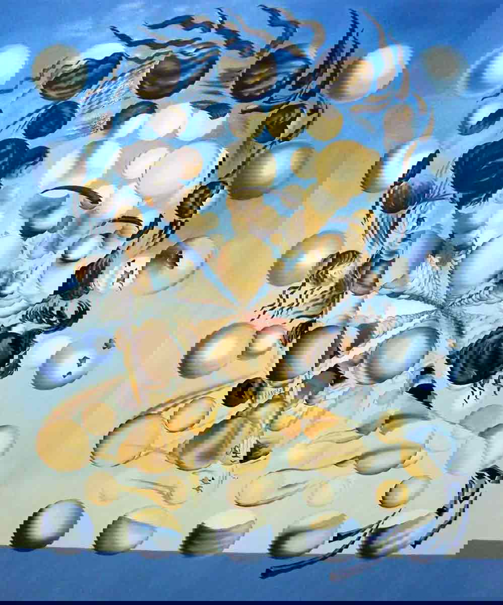 salvador dali galatea of the spheres painting conv