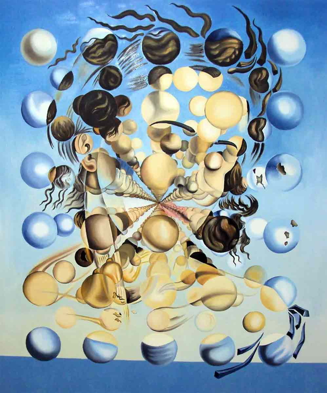 salvador dali galatea of the spheres painting conv