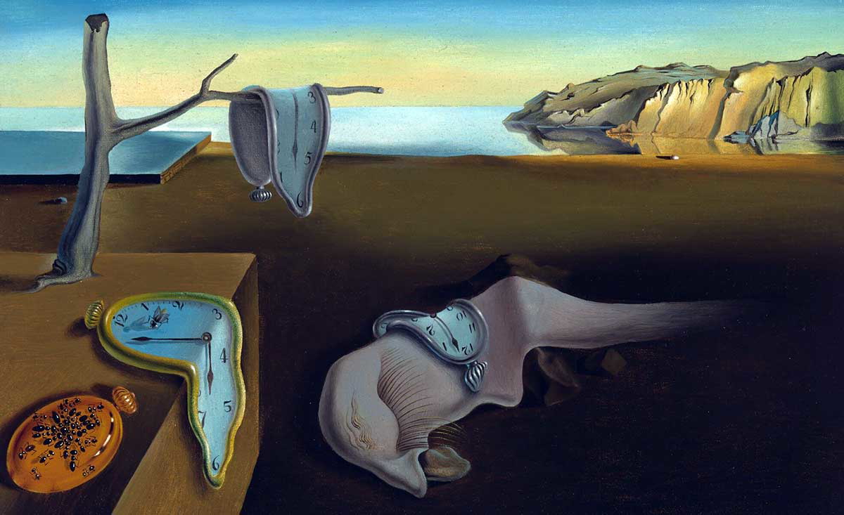 salvador dali persistence of memory painting
