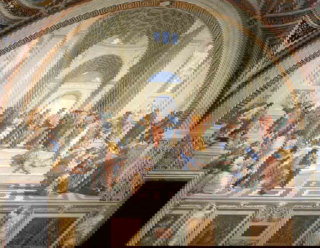 school of athens raffaello sanzio da urbino fresco