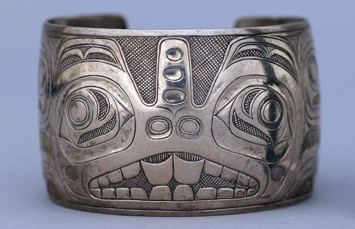 silver bracelet first nations