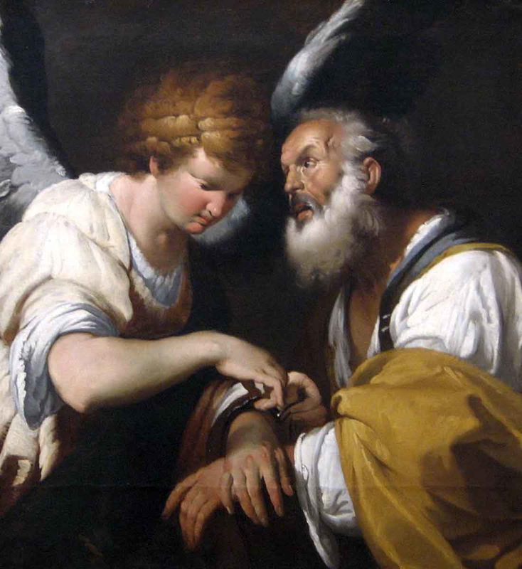 The Release of St. Peter by Bernardo Strozzi, 1635. Source: Art Gallery NSW, Australia