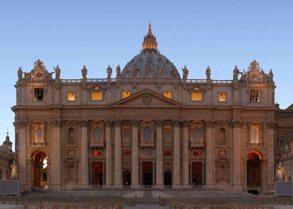 st peters basilica facade