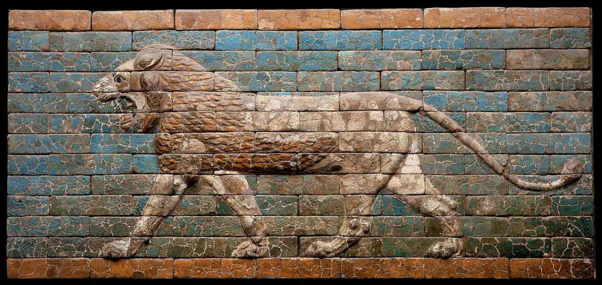 striding lion middle east