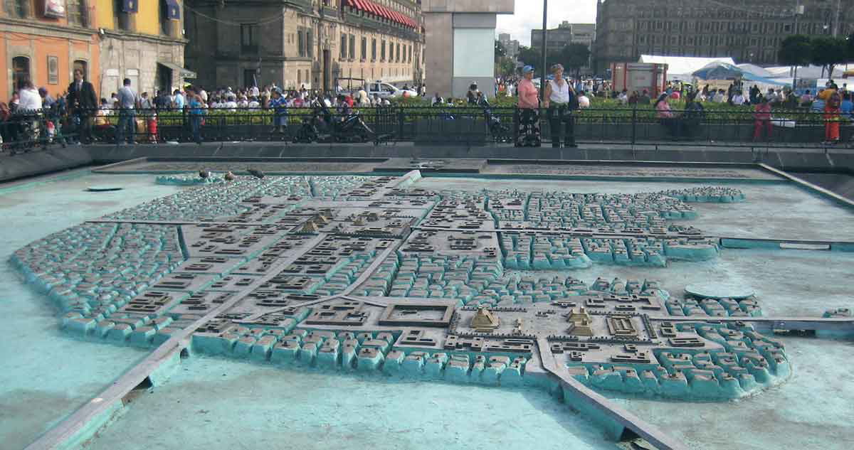 tenochtitlan model mexico city