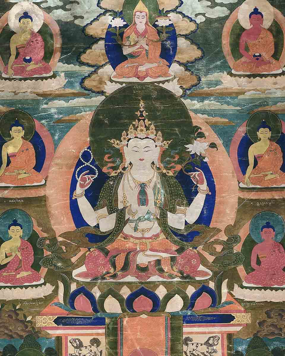 tibetan art cloth