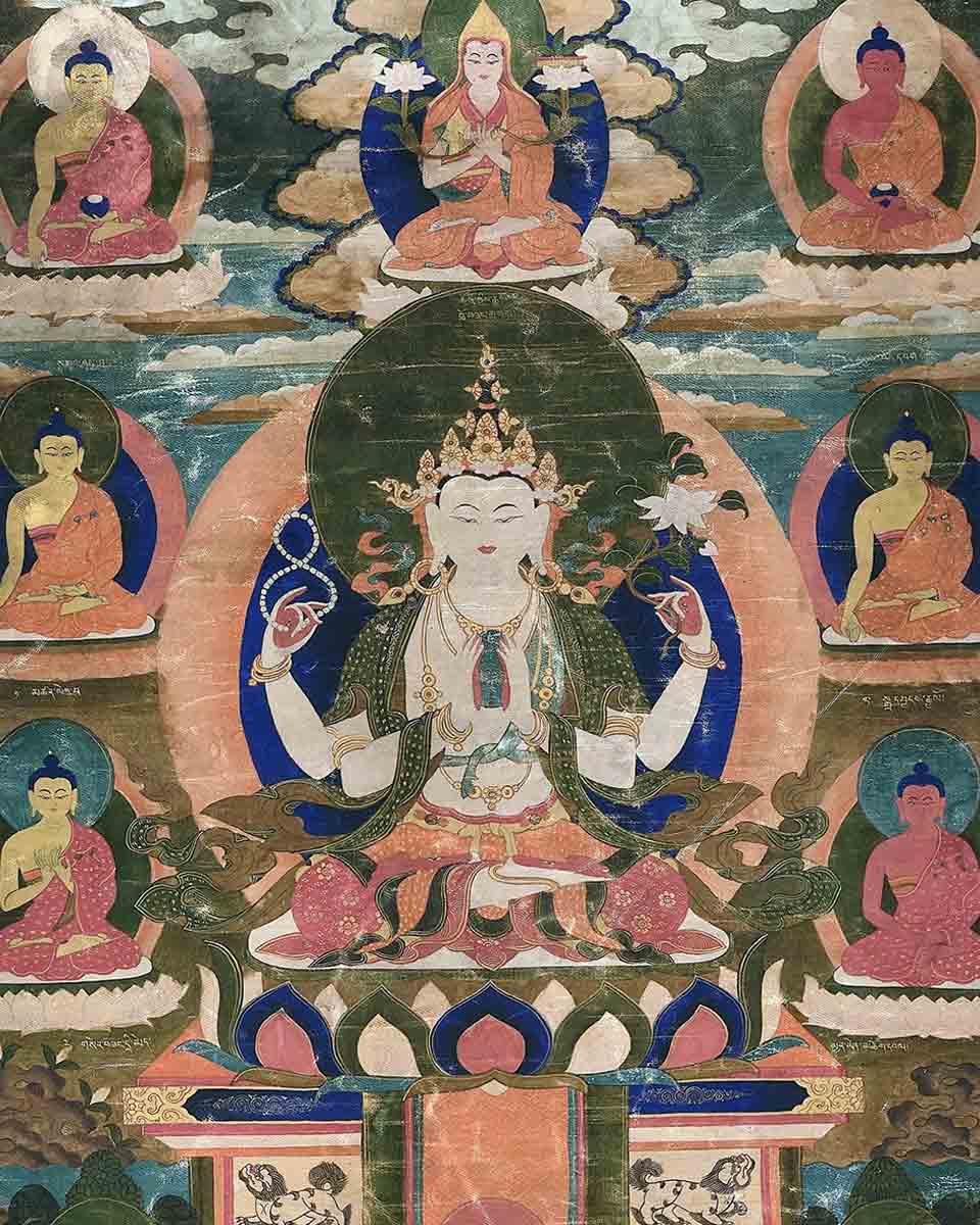 tibetan art cloth