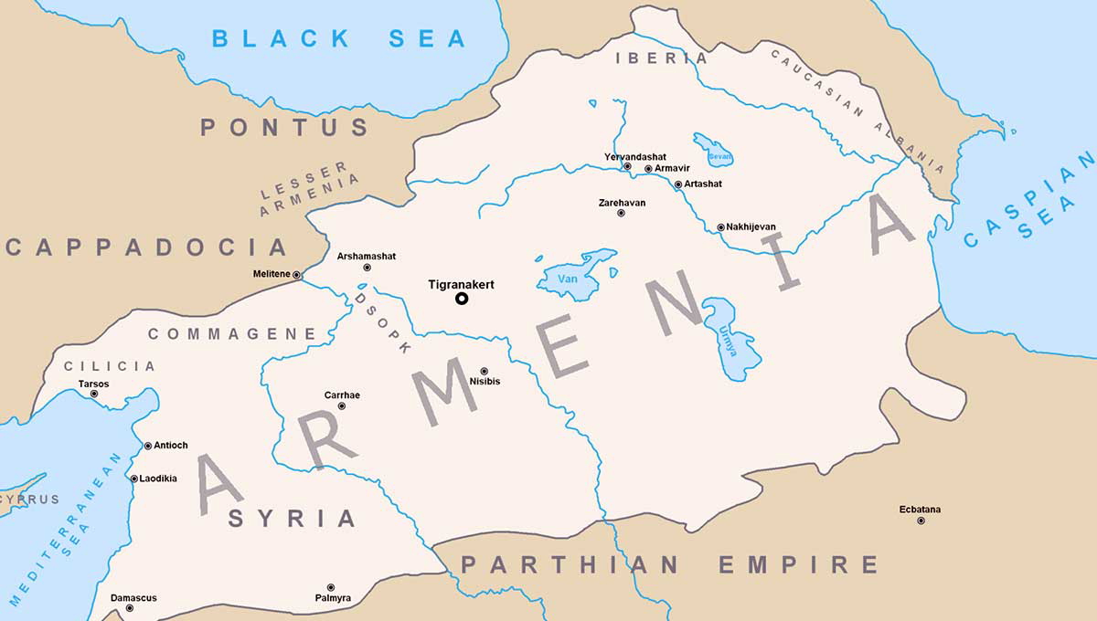 tigranes the greats armenian empire 8163