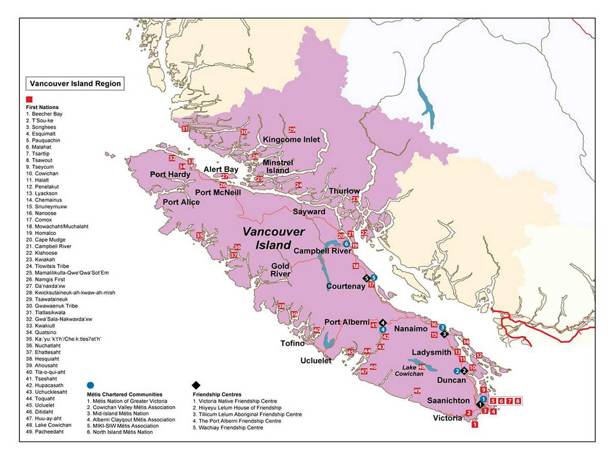 vancouver island map