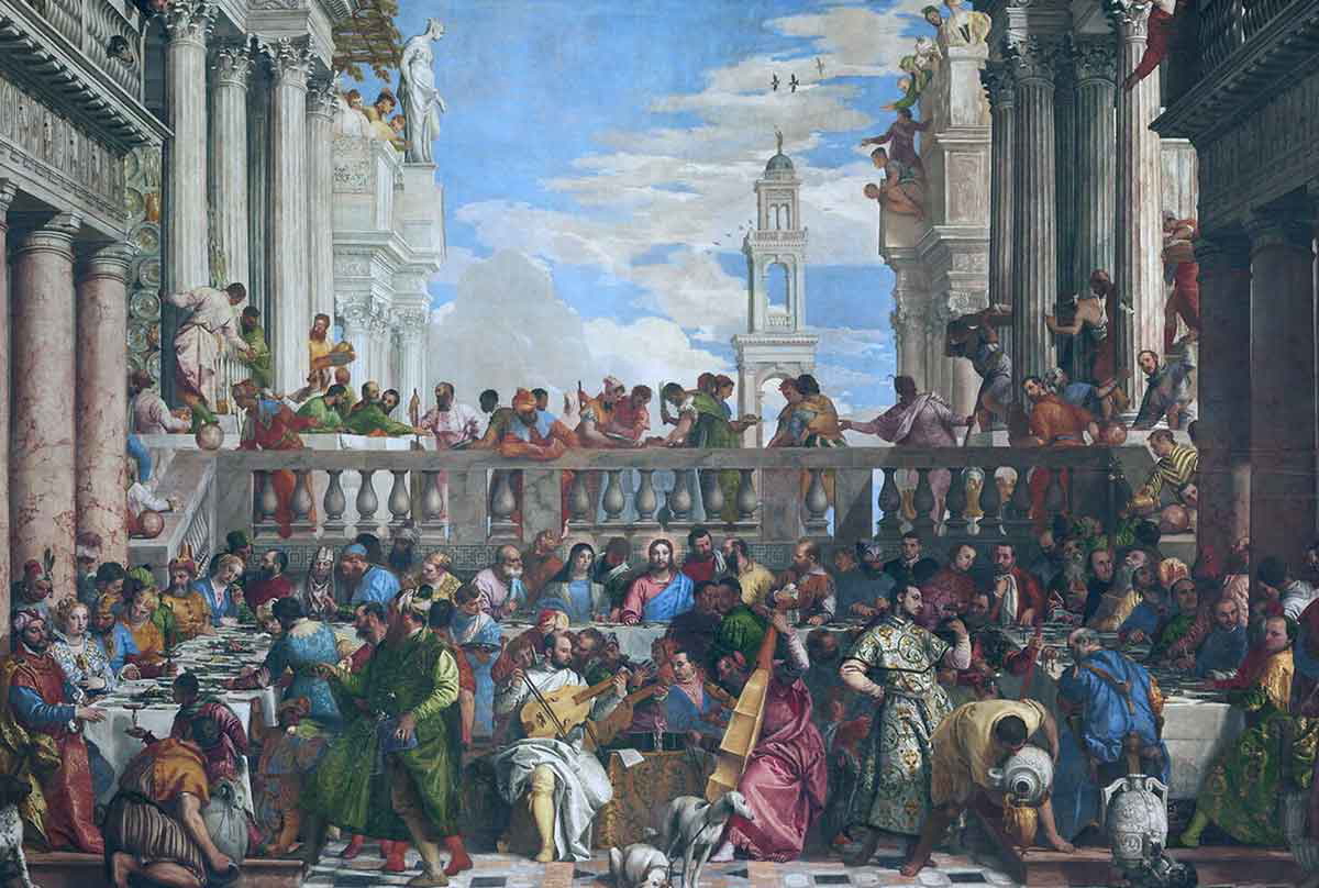 veronese wedding feast at cana painting