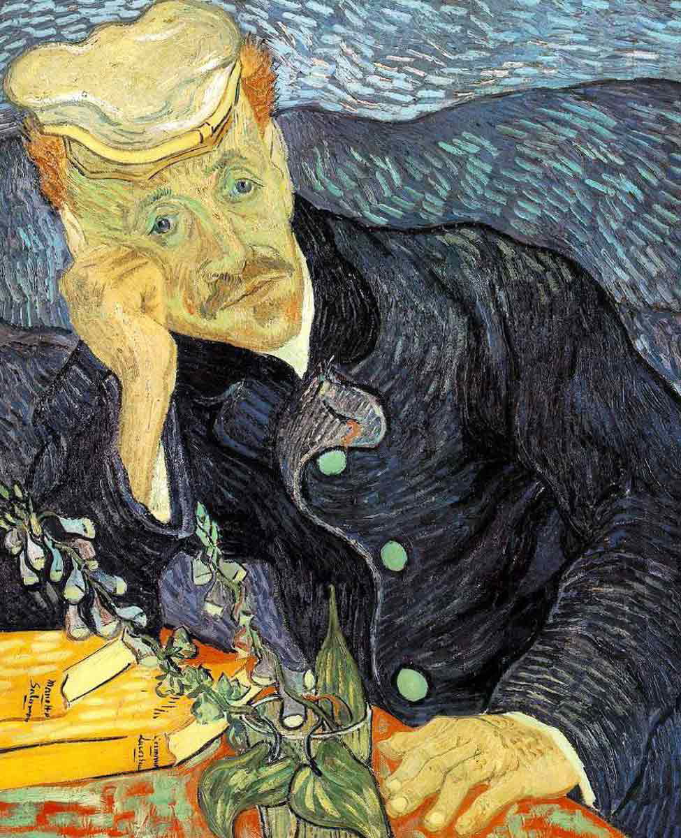 vincent van goght portrait of gachet painting