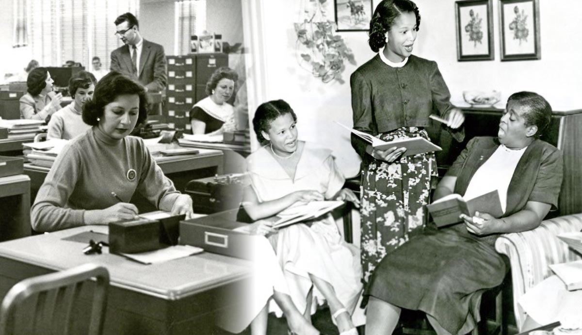 women role 1950 america