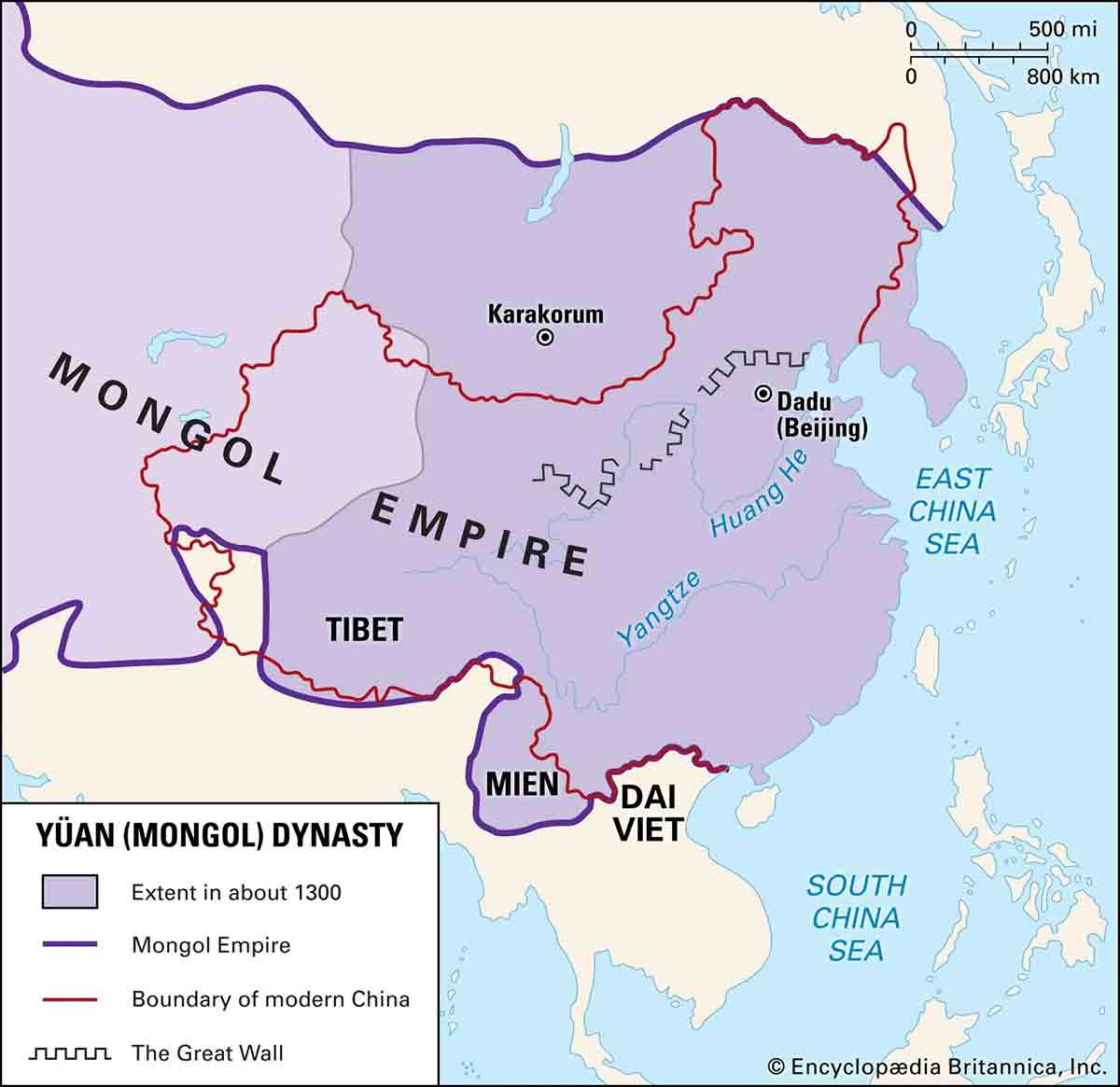 yuan empire 1300