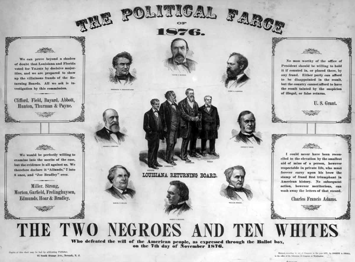 1876 presidential election cartoon