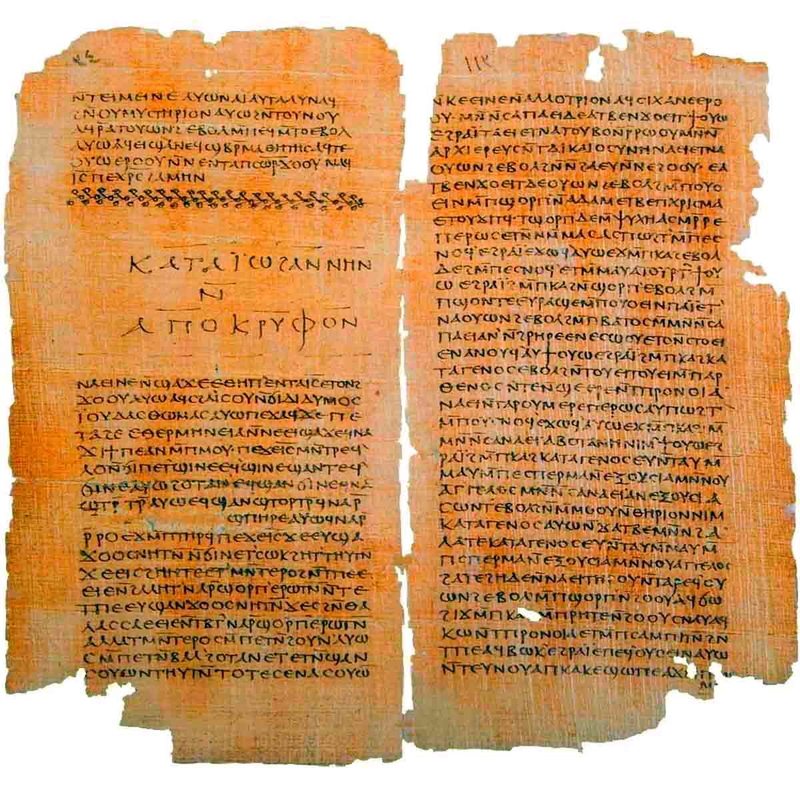 Codex II from the Nag Hammadi Library. Source: The Island Parson