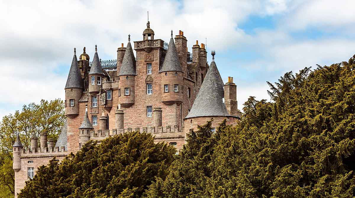 Glamis Castle. Source: Great British Trips