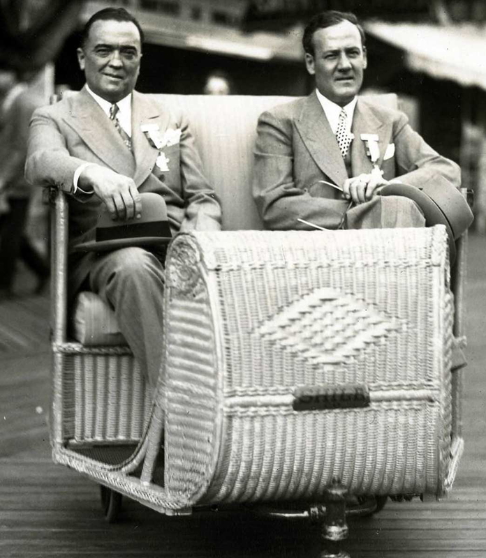 J. Edgar Hoover with his assistant Clyde Tolson in 1939. Source: Wikimedia Commons