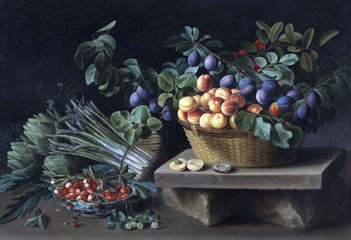 Louise moillon still life fruits museo thyssen