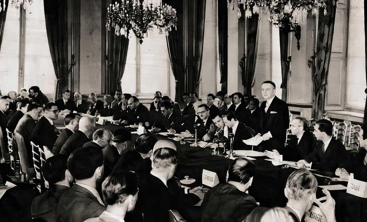 The Paris Peace Conference in 1947. Source: Past Daily