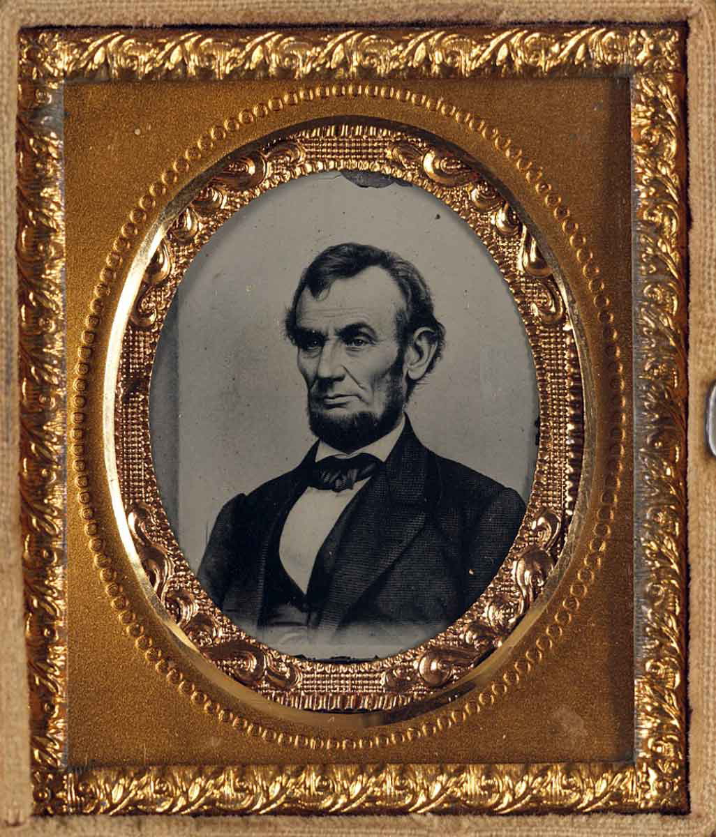 abe lincoln photo frame