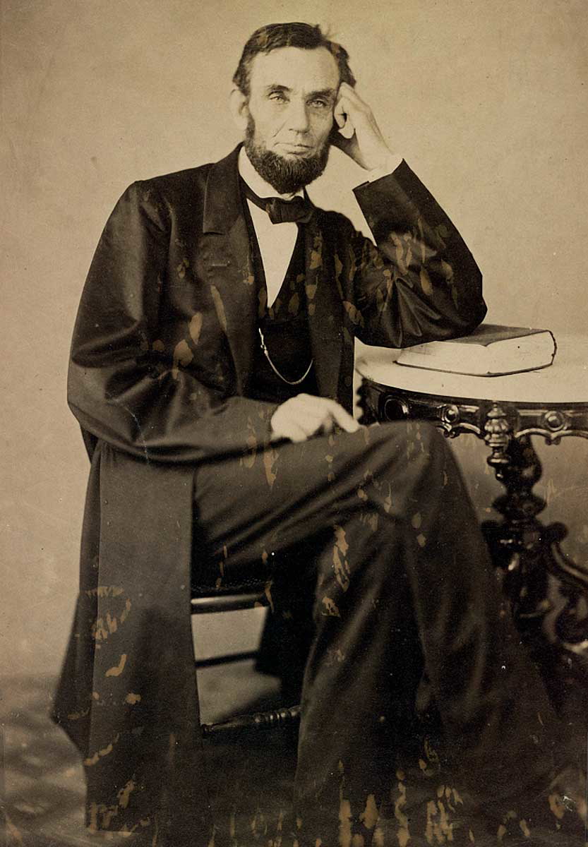 abraham lincoln full length portrait