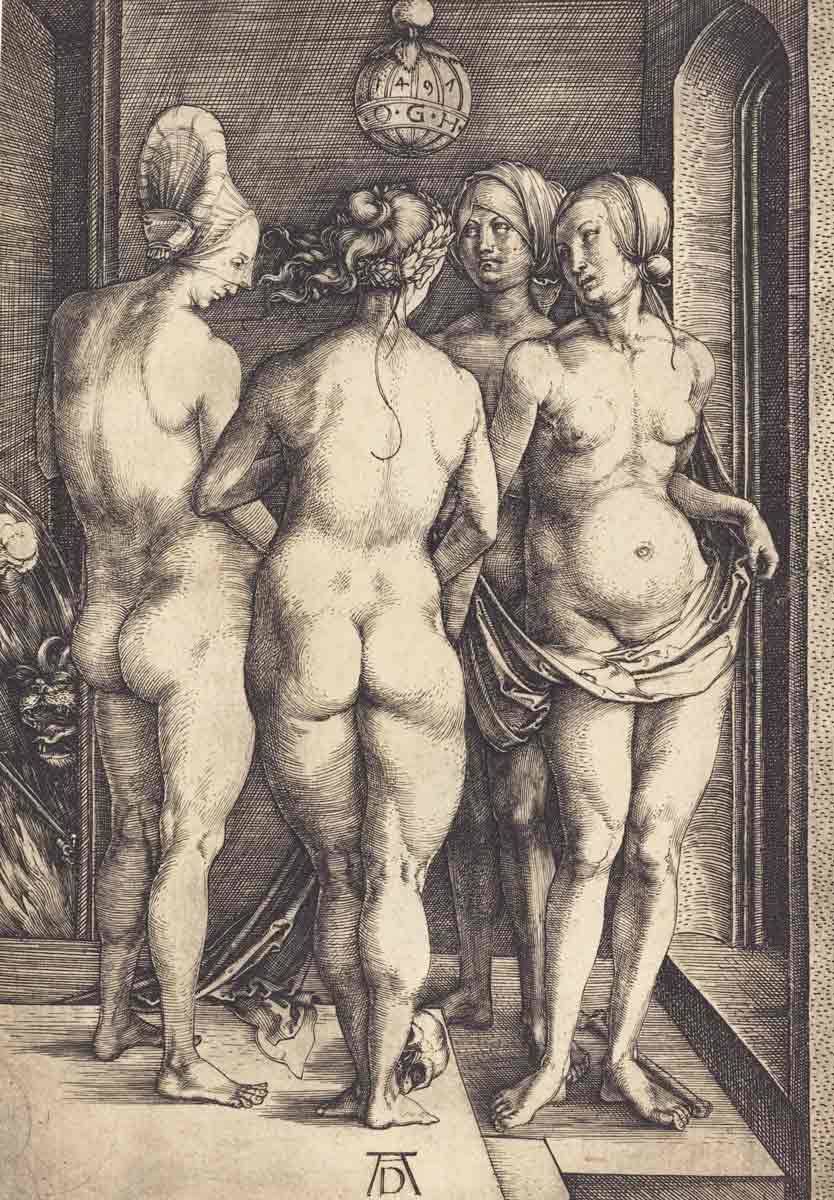albrecht durer the four witches engraving 1497