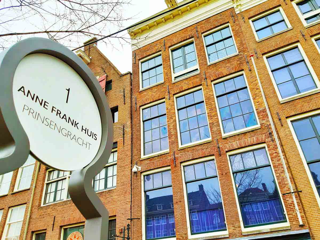 Anne Frank House in Amsterdam. Source: Wandering Why Traveller