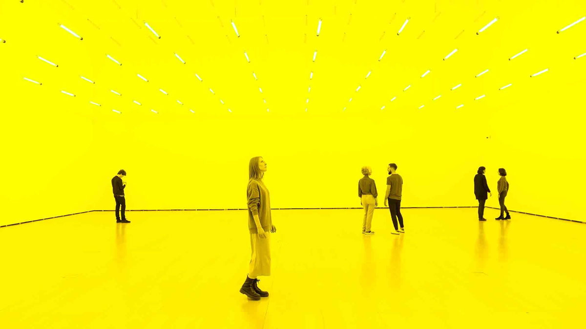 art science eliasson color installation