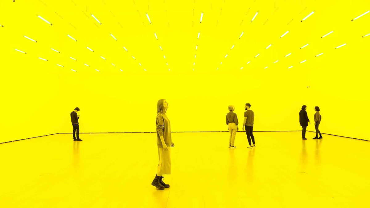 art science eliasson color installation