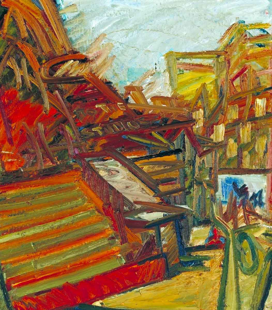 art techniques auerbach studios painting