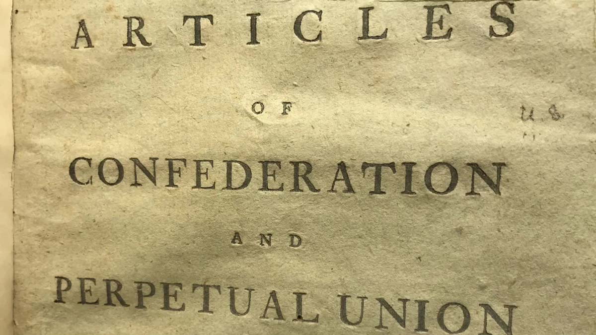articles of confederation