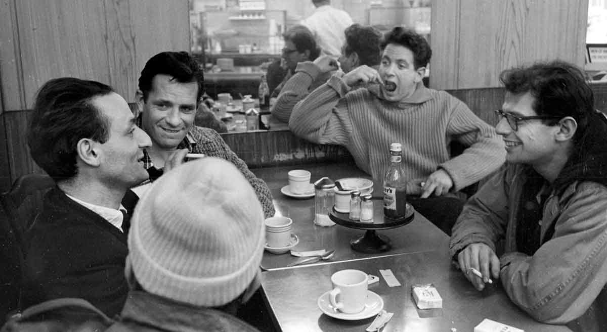 beat generation authors diner photograph