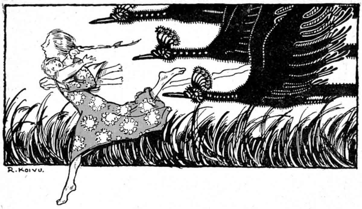 black geese koivu baba yaga