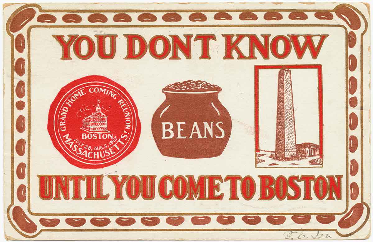 Vintage postcard. Source: Boston Public Library