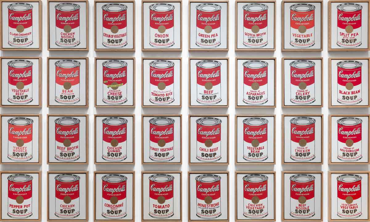 campbell soup cans andy warhol