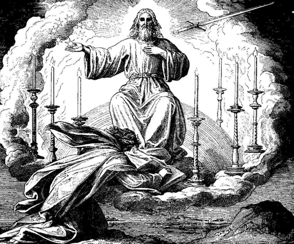 candles from revelation woodcut