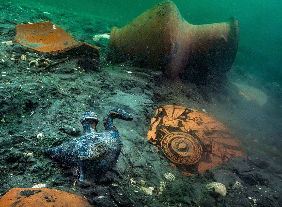 ceramics submerged heracleion