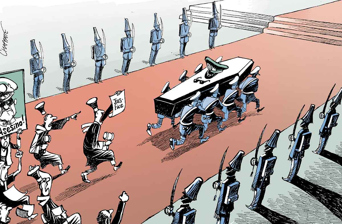 chapatte cartoon pinochet death