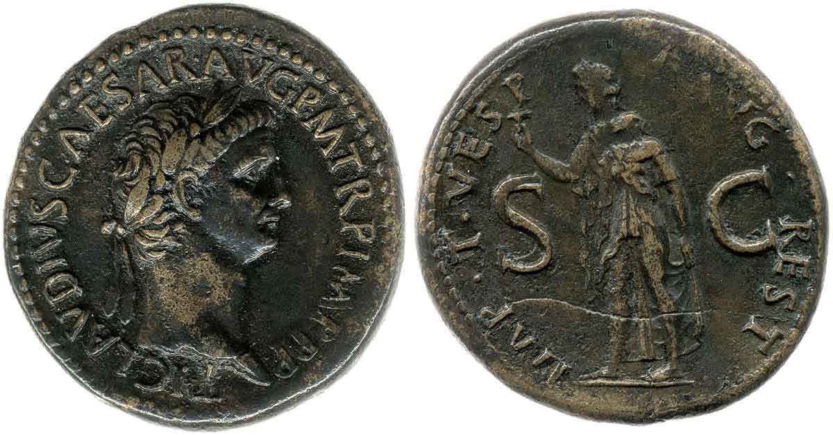 copper deified claudius spes britishmuseum