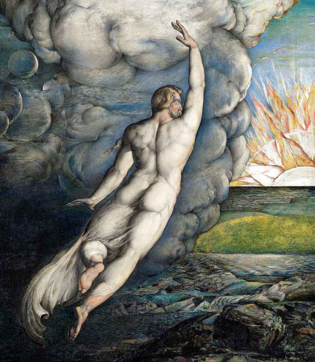 creation light god clouds painting george richmond