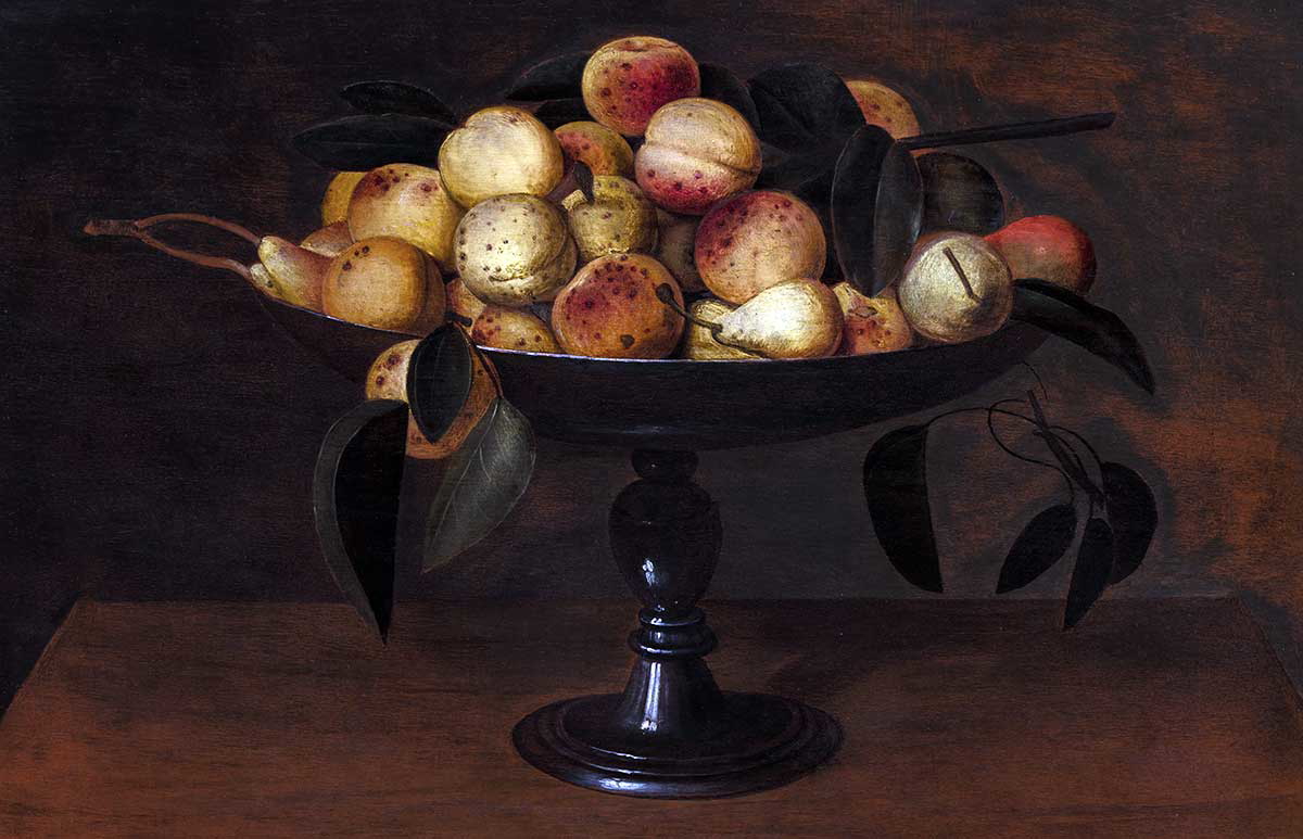 fede galizia dish pears peaches galerie canesso